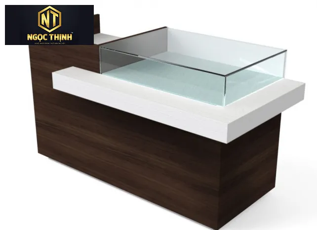 Xưởng Nội Thất Ngọc Thịnh - Quầy Thu Ngân  Điện Thoại Có Kính Hiện Đại